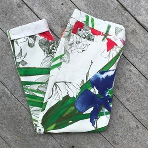 Beautiful Gap Floral Arrangement Skinny Jeans